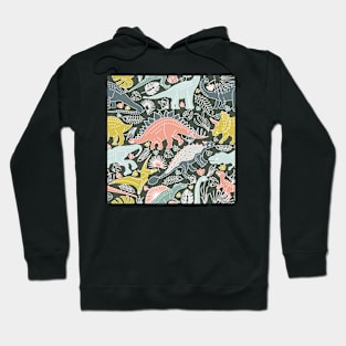 Time travel to Dinosaur Age Hoodie